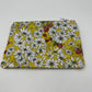 Yellow & White Flower Flat Zip Bag (Old Style)