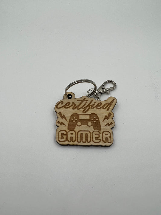 Certified Game Pine Keychain