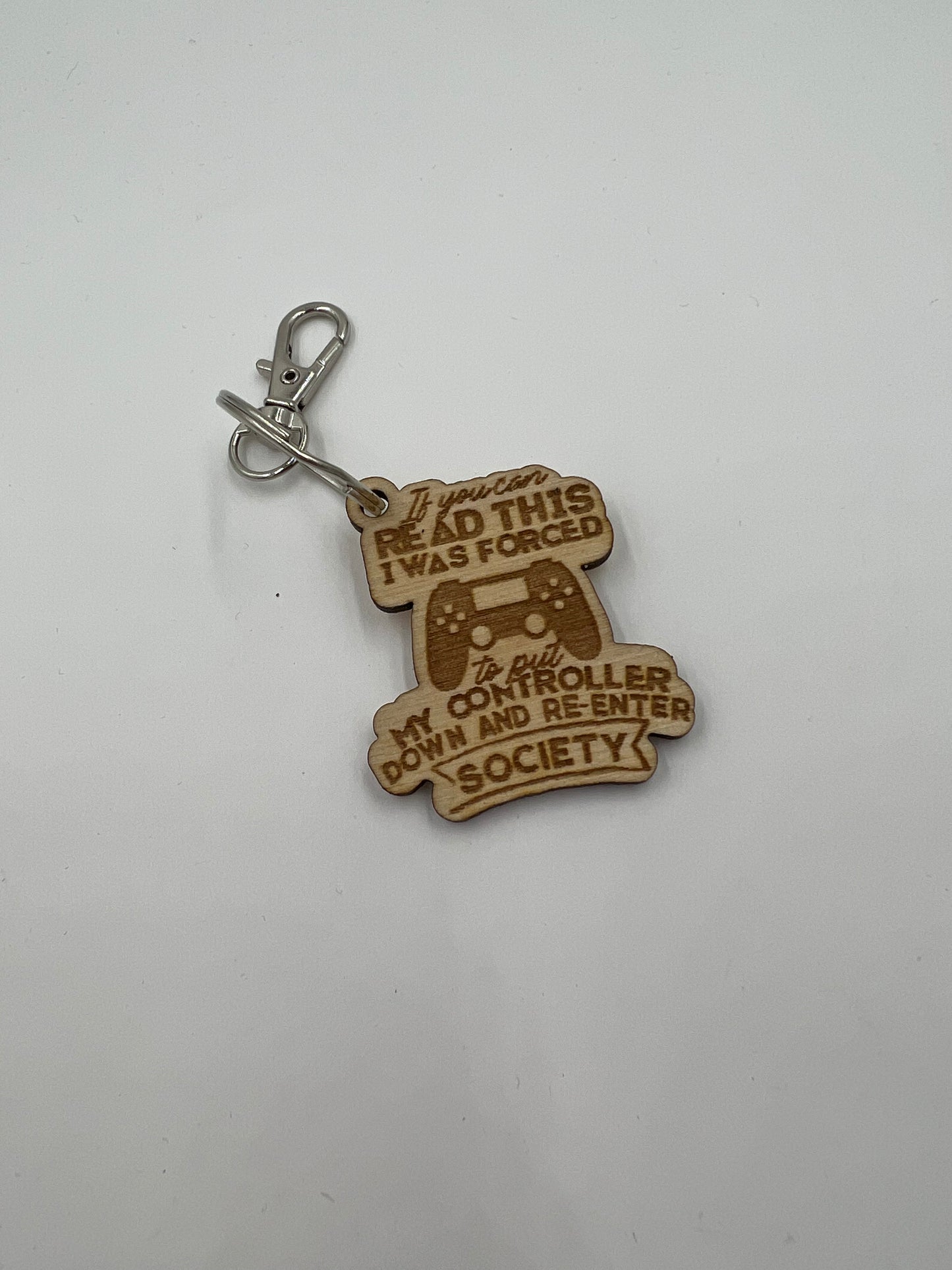 If You Can Read This… Gamer Pine Keychain