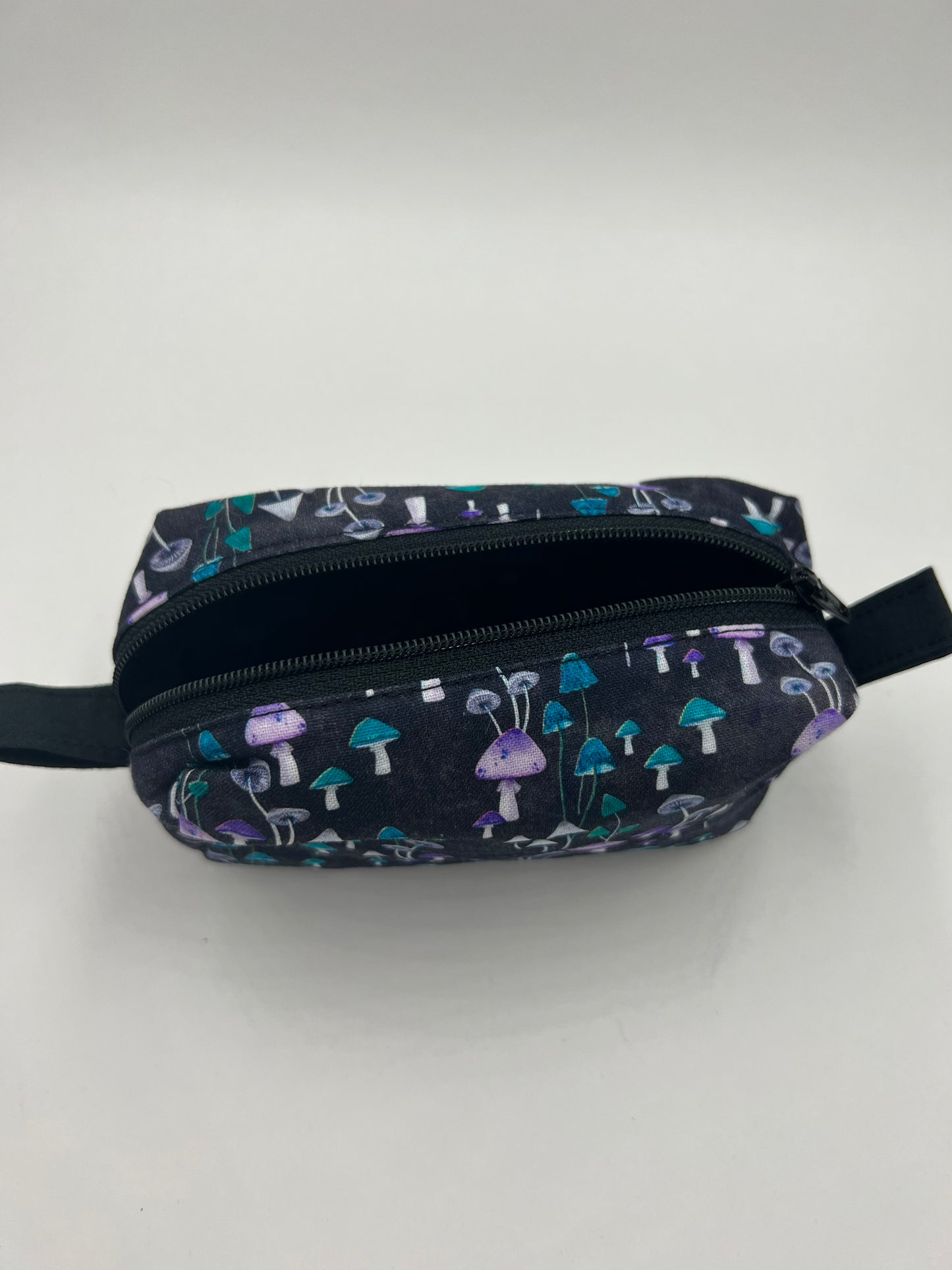 Purple & Blue Square Zip Bag