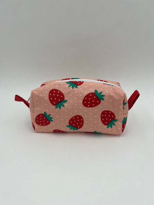 Strawberry Square Zip Bag