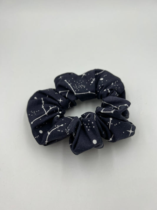 Navy Constellation Scrunchie