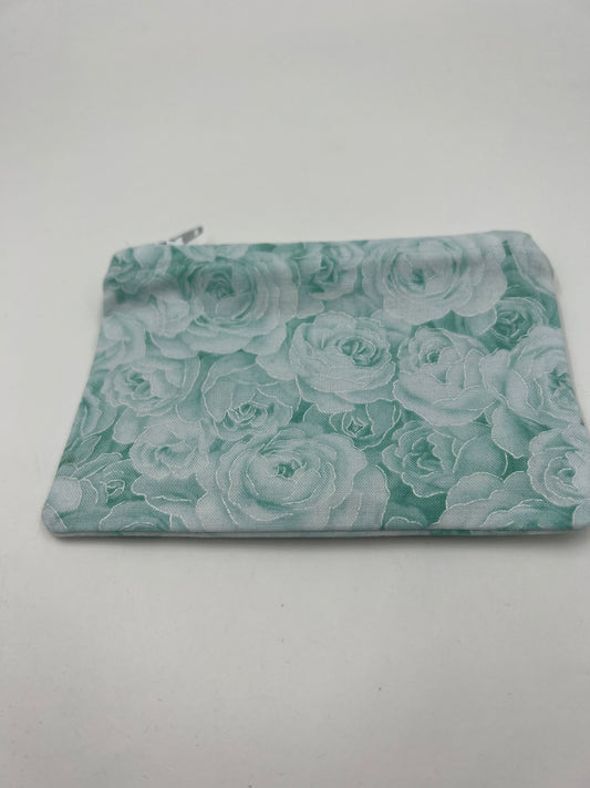 Blue Roses Flat Zip Bag (Old Style)