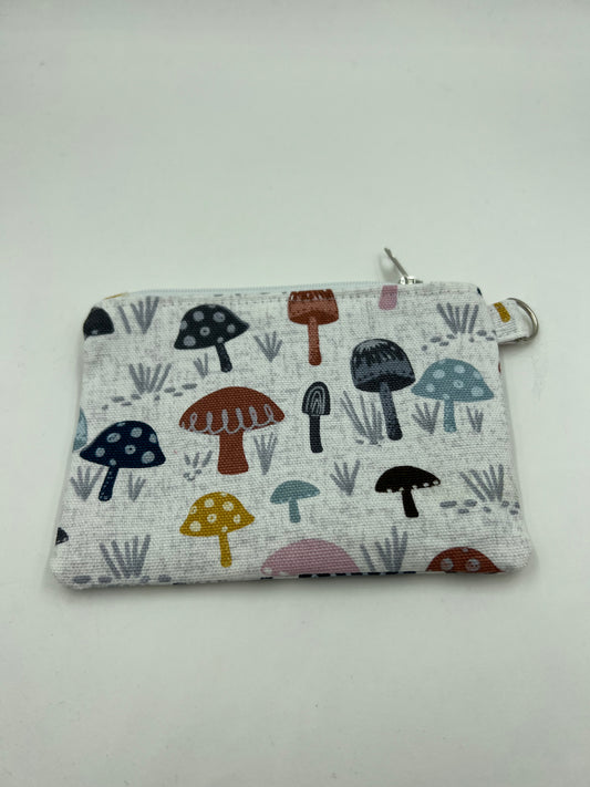 Cutie Mushroom Flat Zip Bag