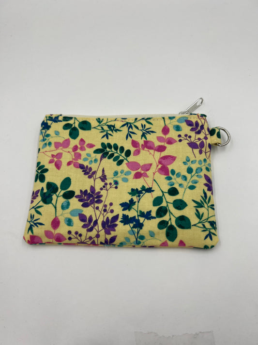 Rainbow Ivy Flat Zip Bag