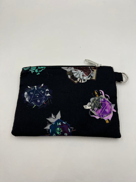 Class Dice Flat Zip Bag