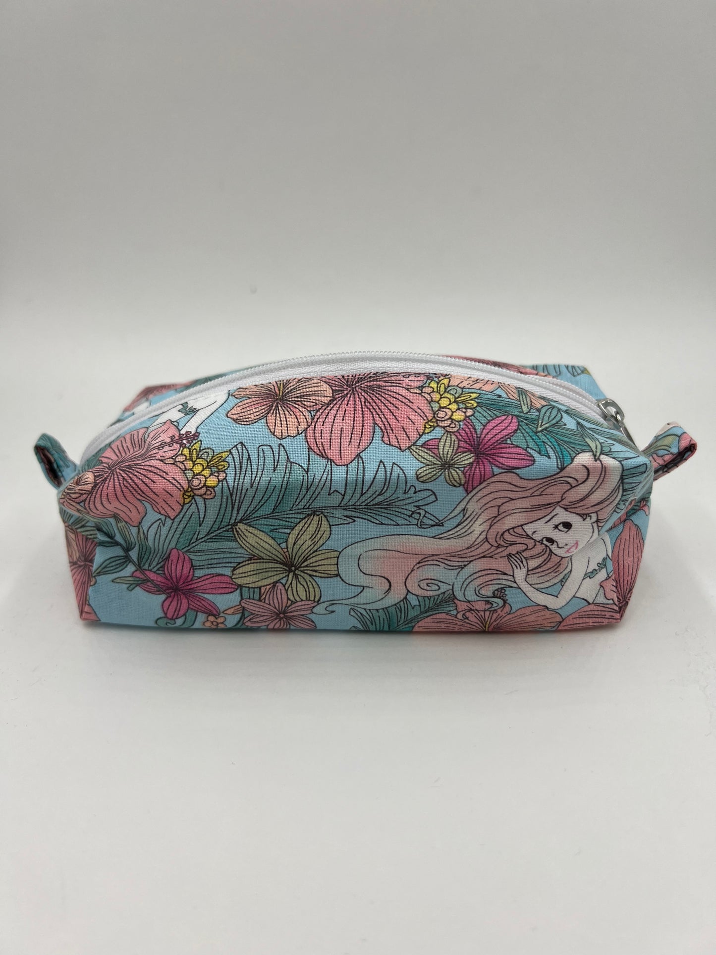 Watercolor Mermaid Small Square Zip Bag