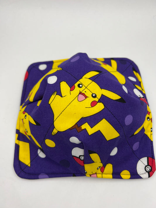 Yellow Mouse Purple Bowl Cozy