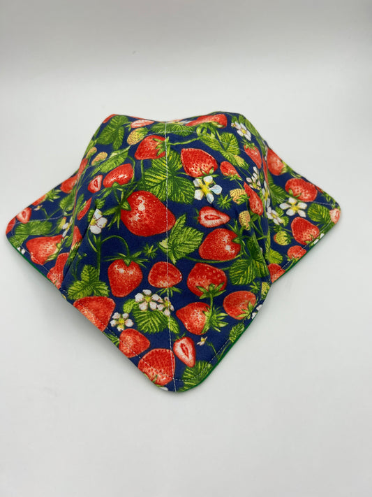 Blue Strawberry Bowl Cozy