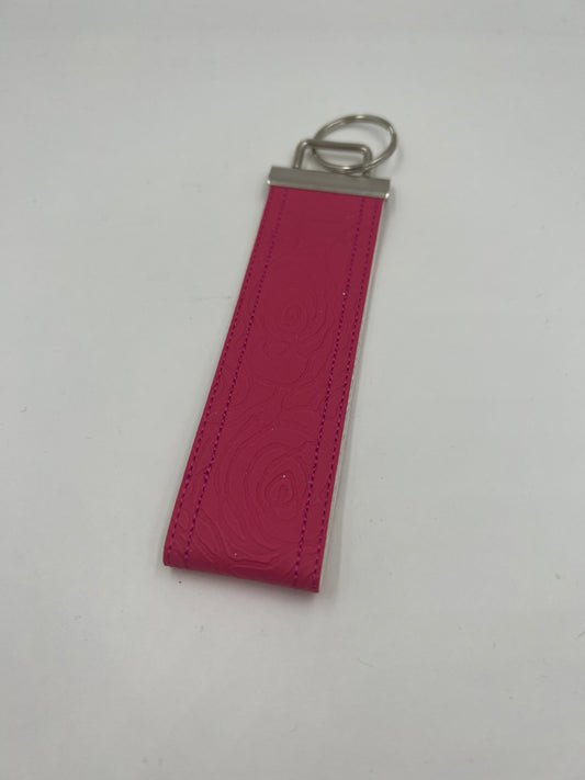 Hot Pink Roses Wristlet