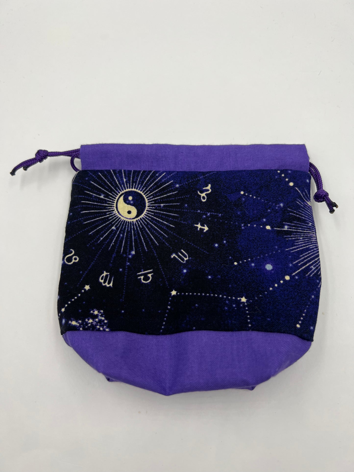 Purple & Yellow Zodiac Small Bag