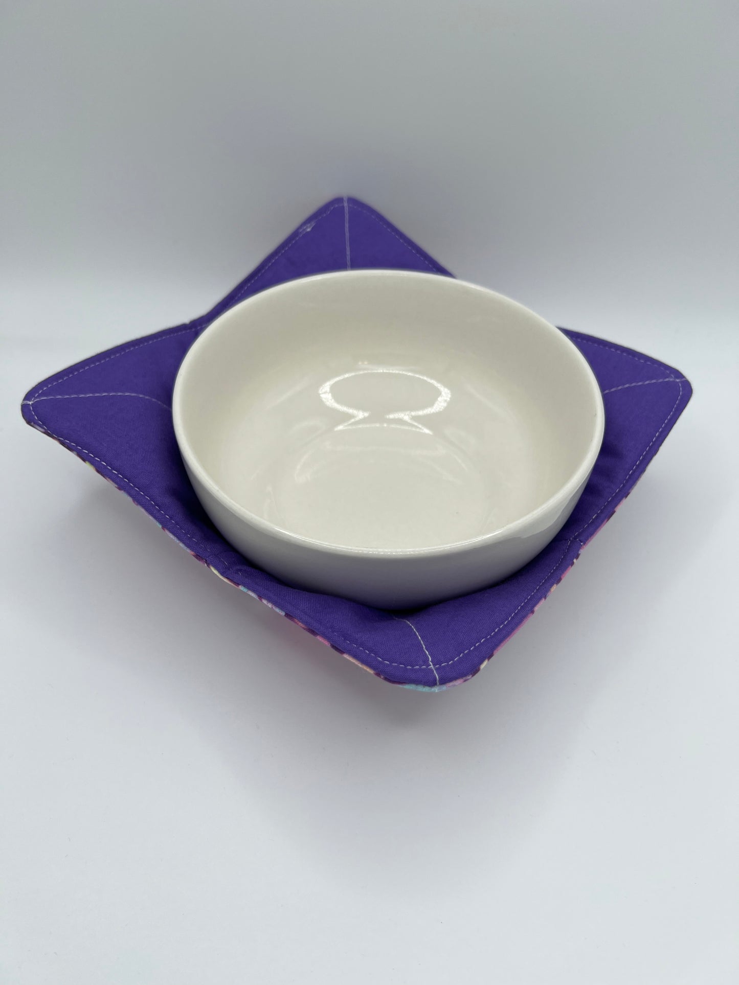 Pastel Purple Mushroom Bowl Cozy