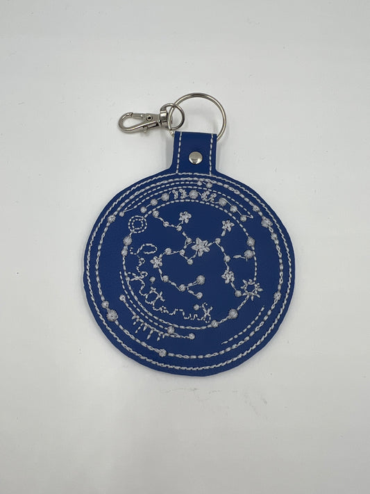 Sagittarius Keychain (Blue)