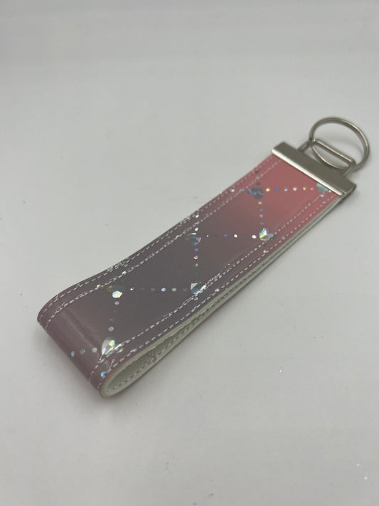 Pink & Purple Hearts Wristlet