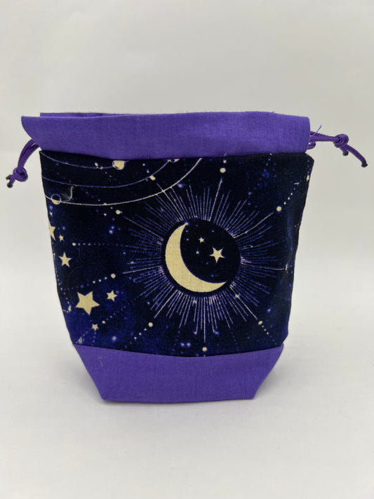 Purple & Yellow Zodiac Small Bag