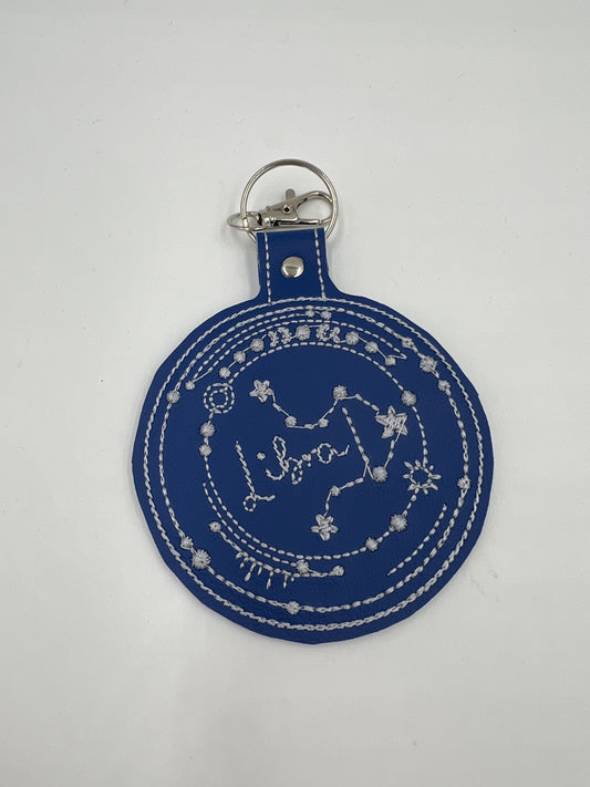 Libra Keychain (Blue)