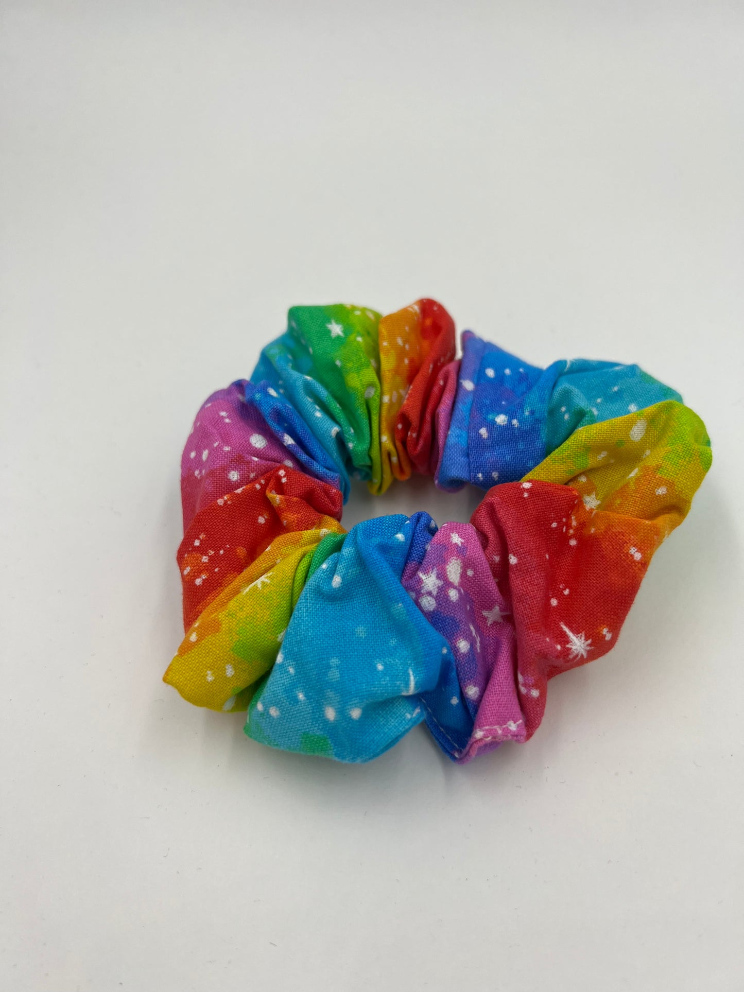 Rainbow Sparkle Scrunchie