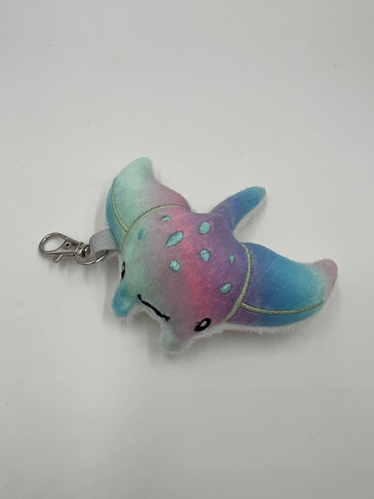 Holo Stingray Keychain (White Belly)