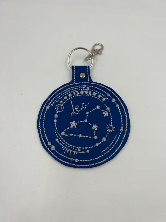 Leo Keychain (Blue)