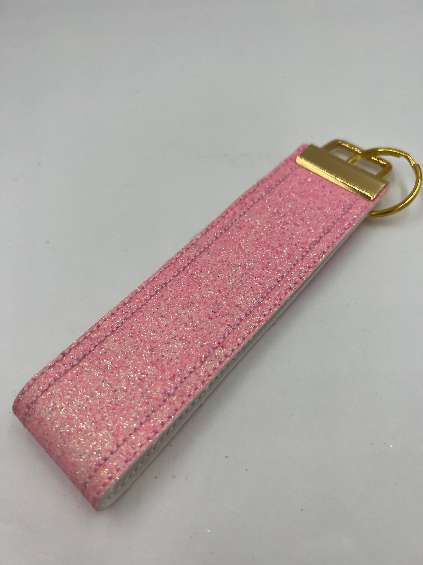 Hot Pink Glitter Wristlet