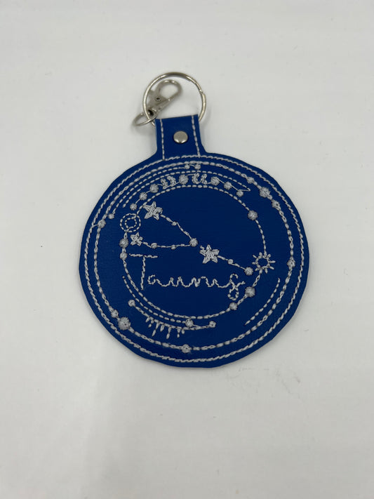 Taurus Keychain (Blue)