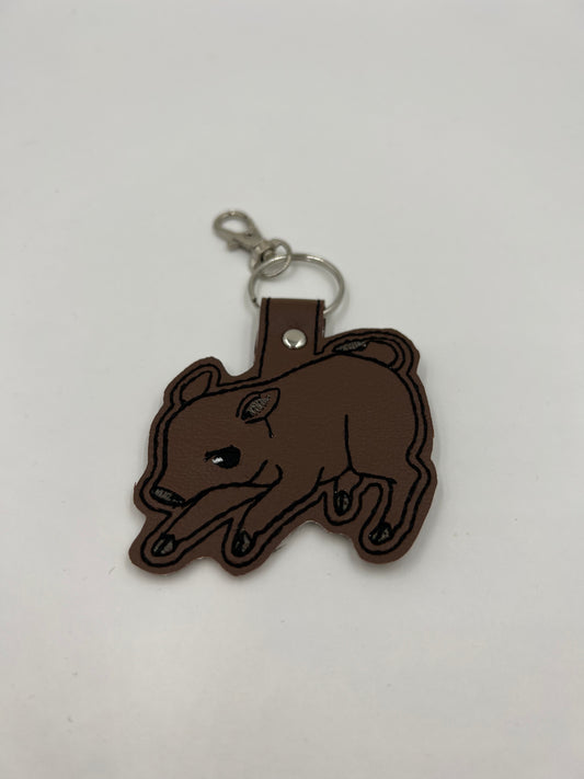 Boar Keychain