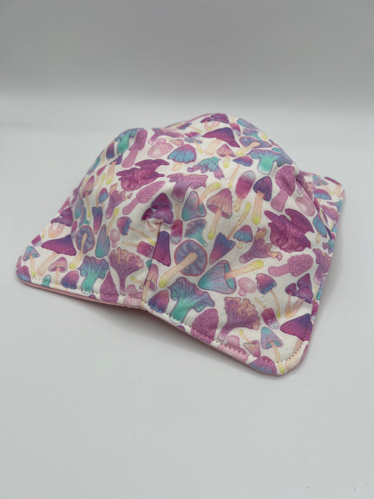 Pastel Pink Mushroom Bowl Cozy