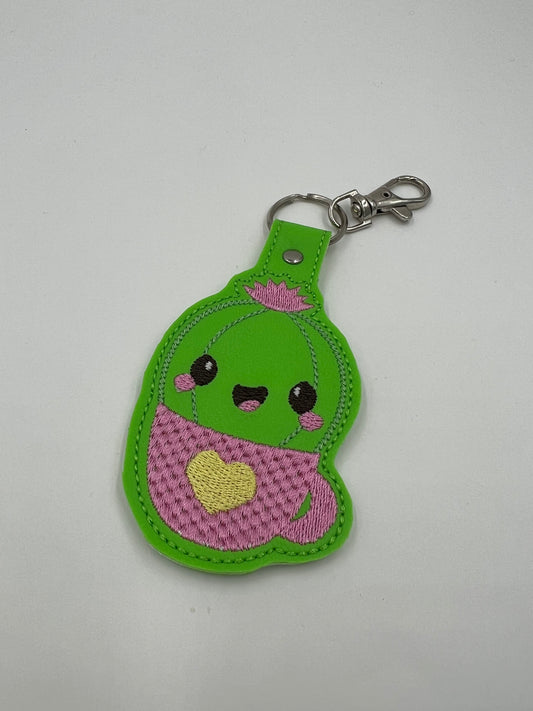 Cup Cactus Keychain