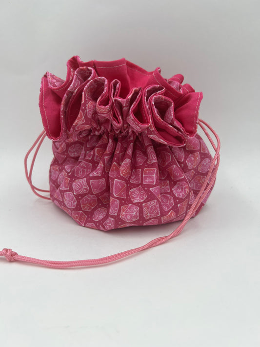 Pink Dice Large Bag